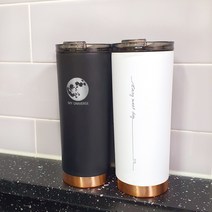 주문제작텀블러 각인텀블러 굿즈 고급진 파우더코팅 보온보냉텀블러 프리미엄홀드컵 600ml, 홀드컵_핸들블랙(손잡이버전), 각인안함(아무각인없이 제품만구매)