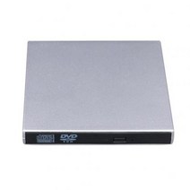 외장형 씨디롬 DVD 플레이어 odd 범용 외부 cd dvd 광학 드라이브 휴대용 usb 2.0 컴퓨터 노트북용 외부 dvd 광학 드라이브 리더기 68, 은