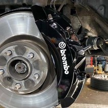 브렘보 캘리퍼 스티커 brembo 로고 스티커 데칼 스티커, 브렘보 골드(반사) L, 1개