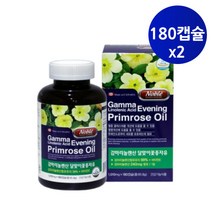 감마 리놀렌산 달맞이꽃 오일 180캡슐X2 60대 70대 80대 시니어 노인 추천 효도 건강 선물 혈행 콜레스테롤 개선 면역 과민 반응 피부상태 개선 도움 오메가 6