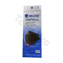 애니가드 황사방역용 마스크 [KF94] 성인용(대형)블랙 1매낱개판매 개별포장, 1개
