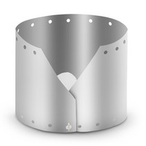 초경량 티타늄 캠핑 스토브 윈드 실드 15cm 19cm 야외 가스 스토브 방풍 플레이트 윈드 실드 캠핑 스토브 윈드 스크린
