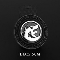 가죽스티커 인조가죽 수선패치 보수 스티커 테이프블랙 수제 3D 꿀벌 늑대 자수 패치 왕관 번호 금속 가죽, 07 N3-BT2501