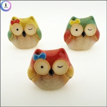 기타 h70 도자기 부엉이 3종 세트, 단일상품＞