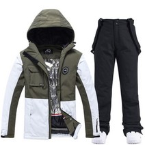 남자 여자 스키복 남성 여성 보드복 세트 야외 스노우 보드 후드 겨울 따뜻한 스키 복 방풍 방수 산 비 재킷 의류