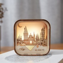 iQ MAX 해리포터 대각주 호그와트 성 무드등 3d 터치, 옵션01