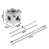 브레이크 패드 교체 디스크 수리 도구 휠 실린더 캘리퍼 교체 피스톤 되감기 분리기 분해, 은