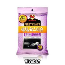 MY 불스원 세차앤왁스티슈 청소부직포 크리너티슈 클리너티슈 세, 단품