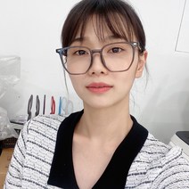 남자 여자 빅사이즈 패션 오버핏 오버사이즈 뿔테 투명 블루라이트차단안경