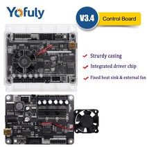 CNC컨트롤러 밀링 머신 제어시스템 grbl 1.1 usb 포트 cnc 조각 기계 보드 3축 통합 드라이버 24183018 레이저 기계용 오프라인, CN, Offline controller