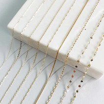 [마켓올주얼리] 14K목걸이줄 14k체인 14k초커목걸이 금체인