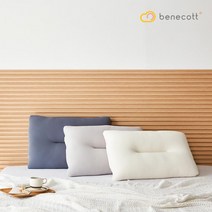 [베네코트]깨끗한 잠 비누베개 메모리폼과 저데니아솜 편한 수면 낮은 쫀득 경추 숙면베개, 그레이