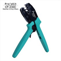 Pro'skit CP-230C 커넥팅 비드 터미널 래칫 압력 클램프 툴 프레스 펜치, [01] CP230C, 01 CP-230C