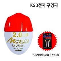 KSD 바다 전자 구멍찌 주야겸용 + 사은품 425배터리 (상세설명참조), KSD전자찌2B호+배터리