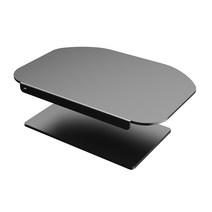 모니터 보강 상판 플레이트 모니터암 마운트 diy 부품 책상 받침대 클램프, 01. 블랙