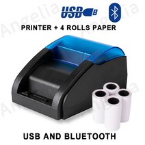 A3프린터 레이저복합기 컬러레이저프린터 데스크톱 POS USB 블루투스 열전사 영수증 프린터 점 지원 고속 인쇄 기능 윈도우 안드로이드 맥 시스템 58mm, [04] 4 paper, [02] 미국 플매트 카펫 러그, 11.4 paper  미국 플러그