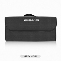 벤츠트렁크정리함 AMG 메르세데스 벤츠 W108 W124 W220 용 접이식 잡화 정리 자동차 보관 가방, 03 DGrey For AMG