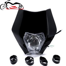 헤드 라이트 어셈블리 램프 마스크 스즈키 DRZ 400/S/SM/E DR200S 2001-2020 19 오토바이 액세서리, 01 Black