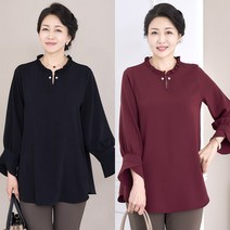 [엄마옷 로즈맘] 더블진주핀블라우스