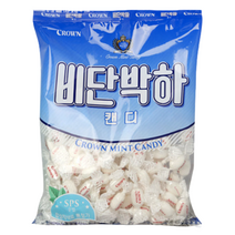 Mint Candy 크라운 비단박하캔디 400g