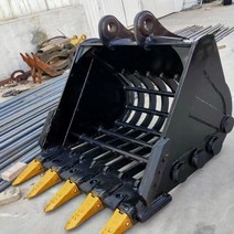 소형 포크레인 대바가지 굴삭기 버킷 채바가지 중장비, 폭 20cm, 1개
