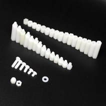 PA66 나이론 M4 서포트볼트 너트 지지대볼트 너트 PCB서포트, 지지대볼트 M4x5+6(16개)