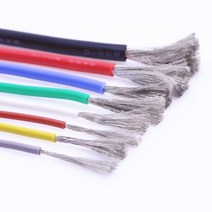 실리콘 케이블 와이어 내열성 고온 200 ° 내한60 12AWG 13 14 15 16AWG, GRAY+14AWG 1 meters