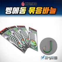 피싱피플 금호조침 뉴기조 구레 묶음바늘_그린 벵에돔 바다바늘, 벵에돔 기조 묶음바늘, 바늘3호-목줄0.8호