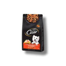 시저 어덜트 소 애견용 연어맛이 곁들여진 최상급 쇠고기 사료, 과일+야채+칠면조, 1kg, 1개