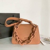 체인 플랫 토트백 CHARLES & KEITH CK 미니백 싱가포르 데일리 숄더백