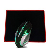 [∂LL7] 지클릭커 GM-CT190 LED + 마우스패드 포함 게이밍유선 게임용 라이팅 불빛 PC방_h§eEA, §본상품§e, §본상품§e