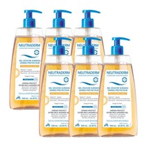 프랑스 NEUTRADERM 뉴트라덤 샤워 젤 더모 프로텍트 500ml 6팩 Dry Skin