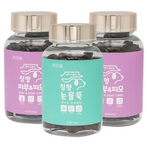 강아지 눈 관절 심장 피부영양제 아토피 피부병 슬개골탈구 백내장 눈물자국 댕이수랏간 침향 눈물뚝 피부&피모 심장튼튼 관절쌩쌩 100g, 1개, 피부&피모 2개+눈물뚝