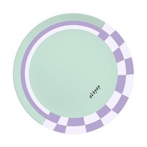 식탁용 인쇄 대나무 섬유 접시 샐러드 디저트 케이크 과일 음식 접시 주방 식기 20 cm 25cm, G-20CM