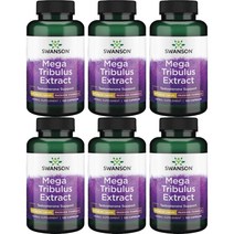 스완슨 Swanson Mega Tribulus Extract 메가 트리블러스 트리뷸리스 테레스트리스 남가새 추출물 250mg 120정 6병, x, 1개