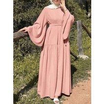 롱 원피스 맥시 여성 파티 드레스 여행 zanzea 패션 o-넥 긴 소매 abaya 봄