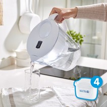 브리타 마렐라XL 3.5L 화이트 +필터 4개월분 기본구성필터포함, 없음