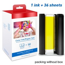 캐논 호환 셀피 잉크 카트리지 uniplus 잉크 카트리지 호환 canon selphy cp1300 cp1200 cp900 cp910 사진 프린터 컬러 잉크 for selphy, 잉크 1개 - 36매, [02] 1 ink - 36 sheets