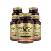 솔가 [5개 SET] 영지 표고 입새버섯추출물 50정 (베지캡슐) Solgar Reishi Shiitake Maitake Mushroom Extract 50Vcaps, 1개
