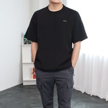 콘피아르 오버핏 스판 아노락 반팔 티셔츠 TC0418