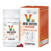 일양약품 종합 멀티 비타민 미네랄 프리미엄, 60정, 5개, 5개, 60정