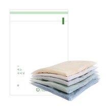 친환경 포장재 생분해 접착 속비닐 38x47+4 (1000장), 상세페이지 참조, 대