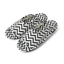 키키디 여성용 힐링 쿠션 실내화, 지그재그