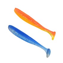 [QISHENG] 소프트베이트 투톤쉐드 윙 200pcs 루어 미끼, 투톤C, 70mm/2g