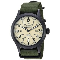 타이맥스 Timex 익스페디션 스카우트 남성용 손목시계 그린 40mm 나일론 스트랩 (T49961) 가성비 추천 미국직구