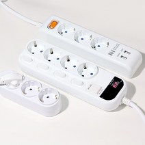 전력량 확인 스마트탭 멀티탭 USB 멀티탭 3구 4구, USB멀티탭/3구, 3M