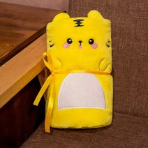 밀크봉봉 극세사 캐릭터 무릎담요