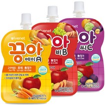 [베베쿡] 처음먹는 요리가케 아기반찬, 07.아이배냇(주) 과일.야채 주스 끙아 3종세트