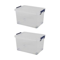 WSC 디오 투명 리빙박스 55L 2P