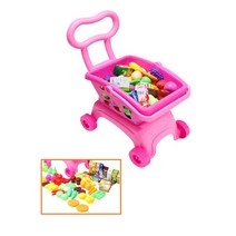 5세 여아 마트놀이 핑크 쇼핑카트 소품 심리안 자기주도 사회성 유아선물 창의력 문센